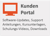 Software-Updates, Support Anleitungen, Kursunterlagen, Schulungs-Videos, Downloads